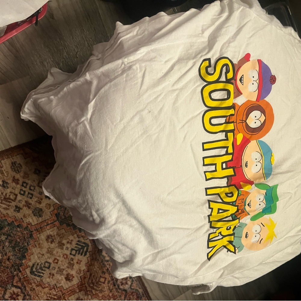 South Park Men's White Graphic Tee, two for $23 or each shirt is $10-13